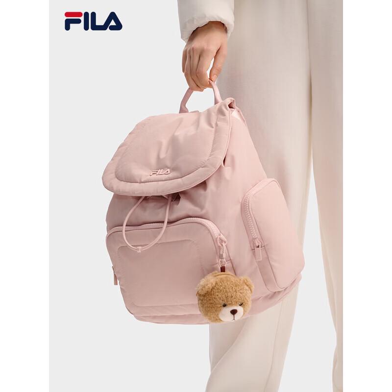 FILA Women s Flip-Top Casual Backpack with Bear Charm 8690₽