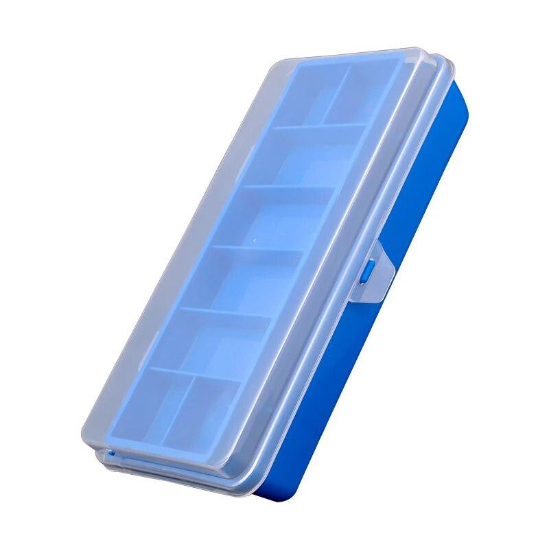 TAIYU Portable Fishing Tackle Box 11 Compartments Double-deck Storage Case Carp Fishing Accessories Lure Hook Soft Bait Tool Box