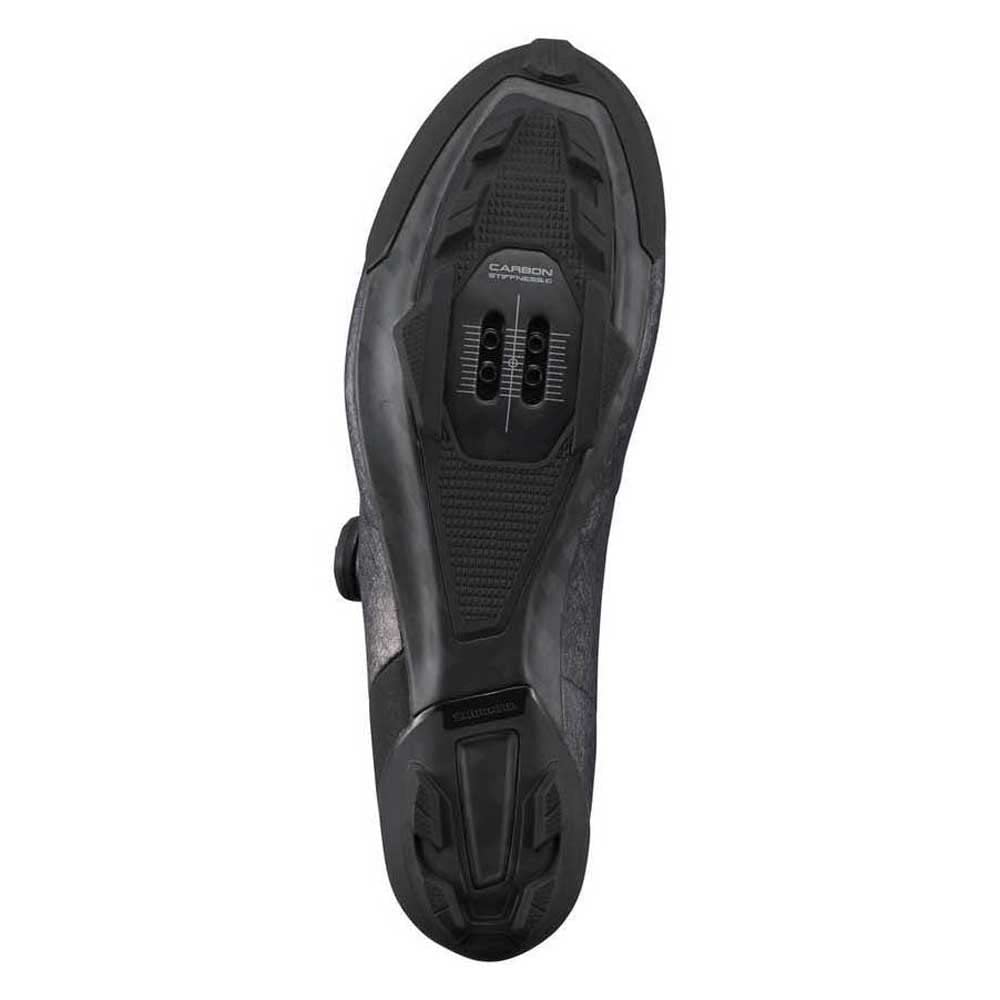 SHIMANO RX8 Black Wide SPD Shoes ESHRX801MCL01E42000 Medium 42.0 (26.5cm) (SH-RX801) Gravel/Adventure