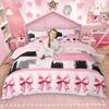 Homewish Watercolor Ombre Aesthetic Duvet Cover Set 2pcs/3pcs, Graffiti Oil Painting Bedding Set, Modern Gradient Bed Set