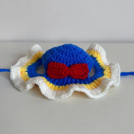 Yousheng Cat Hat Pets Knitted Cosplay Hat Halloween Christmas Party Costume Headwear Dress-up Accessories for Puppy Cat Kitten
