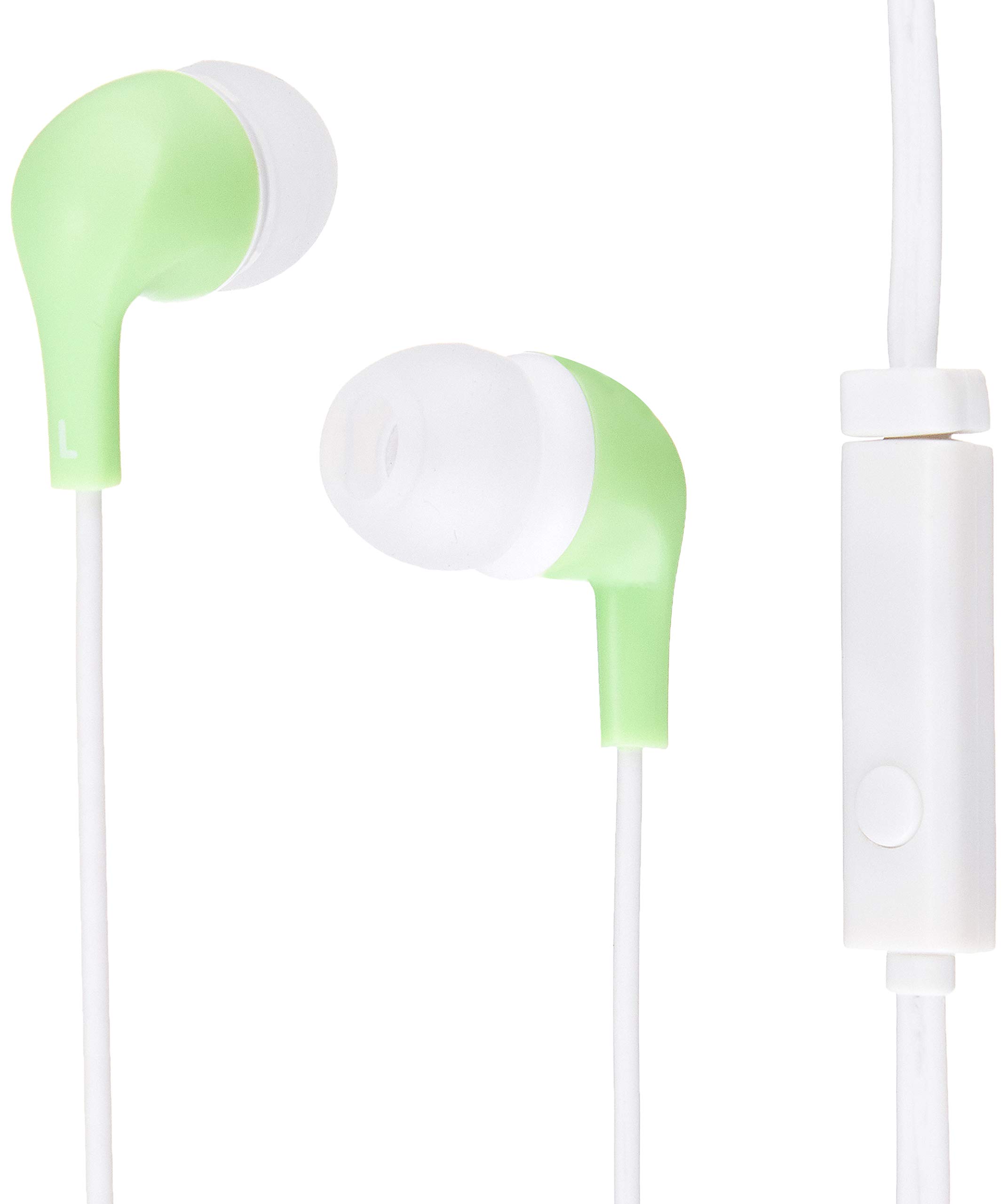 

ELECOM Stereo Headphones Canal CN300 Green EHP-CN300MGN (with Microphone)