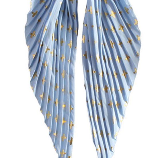 Long Style Hair Rope High Elastic Handmade Pleated Long Bowknot Ribbon Hair Tie Adjustable Hair Accessories