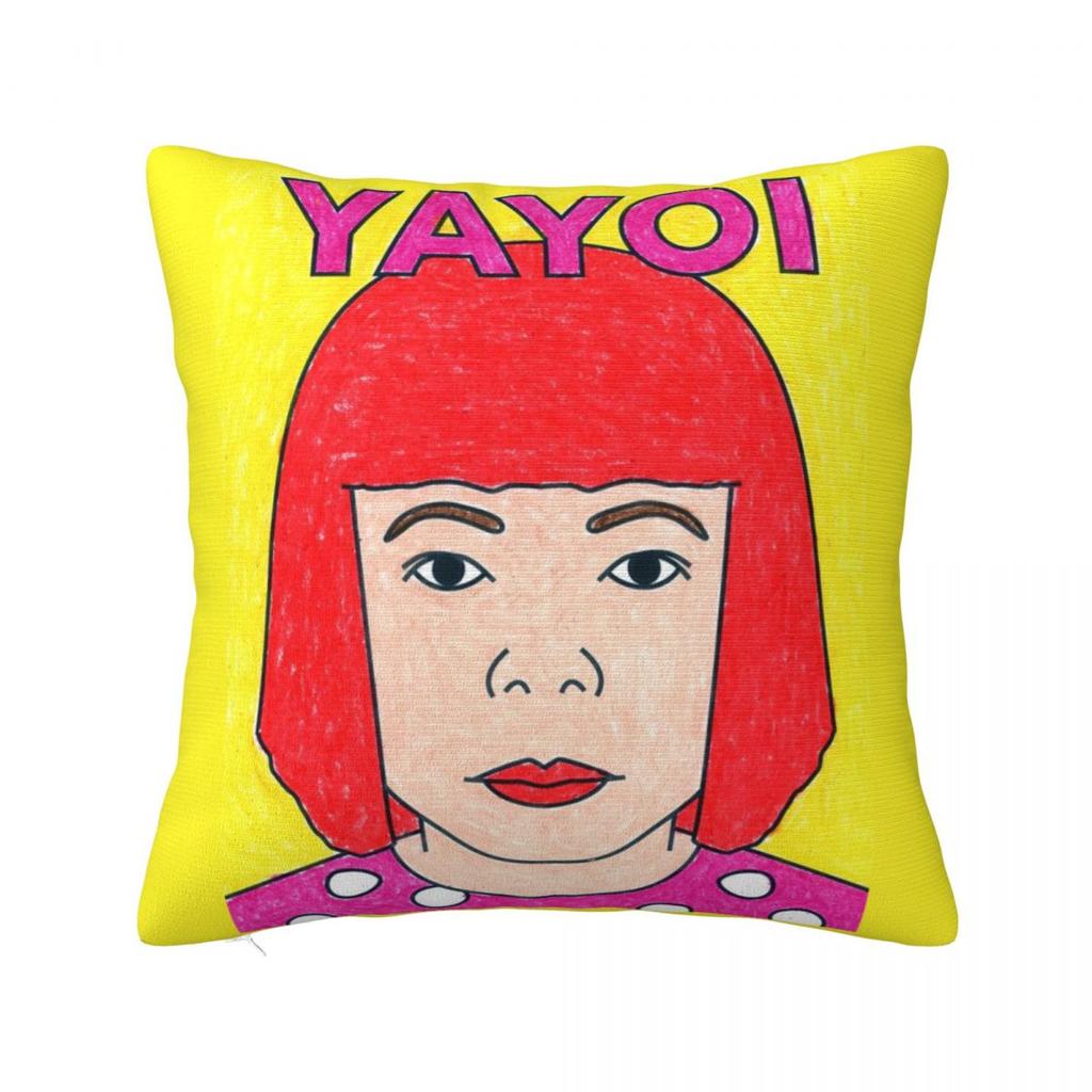 Yayoi Kusama Abstract Painting Square Pillowcase Cushion Cover Pillow Case Throw Pillow Cover for Home Sofa Living Room