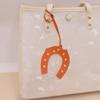 2PCS Fashion Key Chain Leather Purse Accessories Cute Horse Hoof  Pendant  School