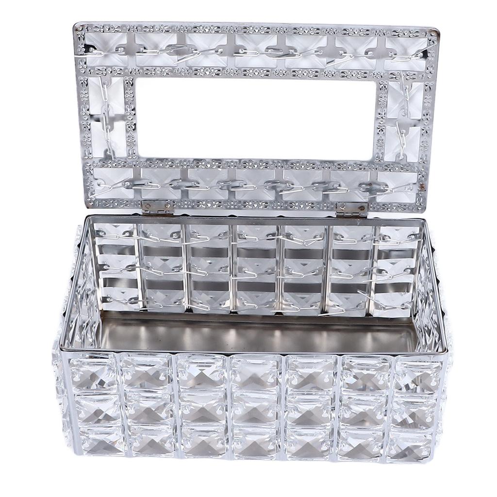 Tissue Dispenser Elegant Napkin Holder Decorative Facial Tissue Holder for Bathroom Living Room