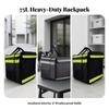 Food Delivery Bag Collapsible Insulated Backpack with Dividers Takeout