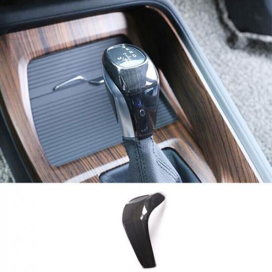 For BMW 2 Series Touring 15-19 Black Wood Grain Inner Gear Shift Knob Decor Trim