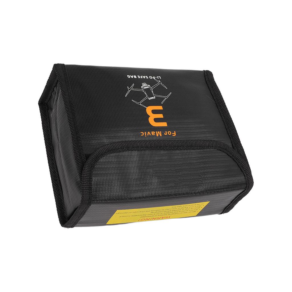Battery-proof bag, highly explosion-proof and radiation-proof with large capacity for 3 batteries, flame retardant for 3 UAVs