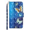 For Samsung Galaxy S24 FE Case 3D Pattern Leather Wallet Flip Phone Cover with Strap