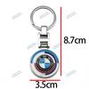 MWPF4 3D Metal Car Keychain For BMW M Logo X1 X2 X3 Key Rings Buckle X4 X5 X6 F48 G80 Key Holder E84 E83 G01 G11 G07 G86 Accessories