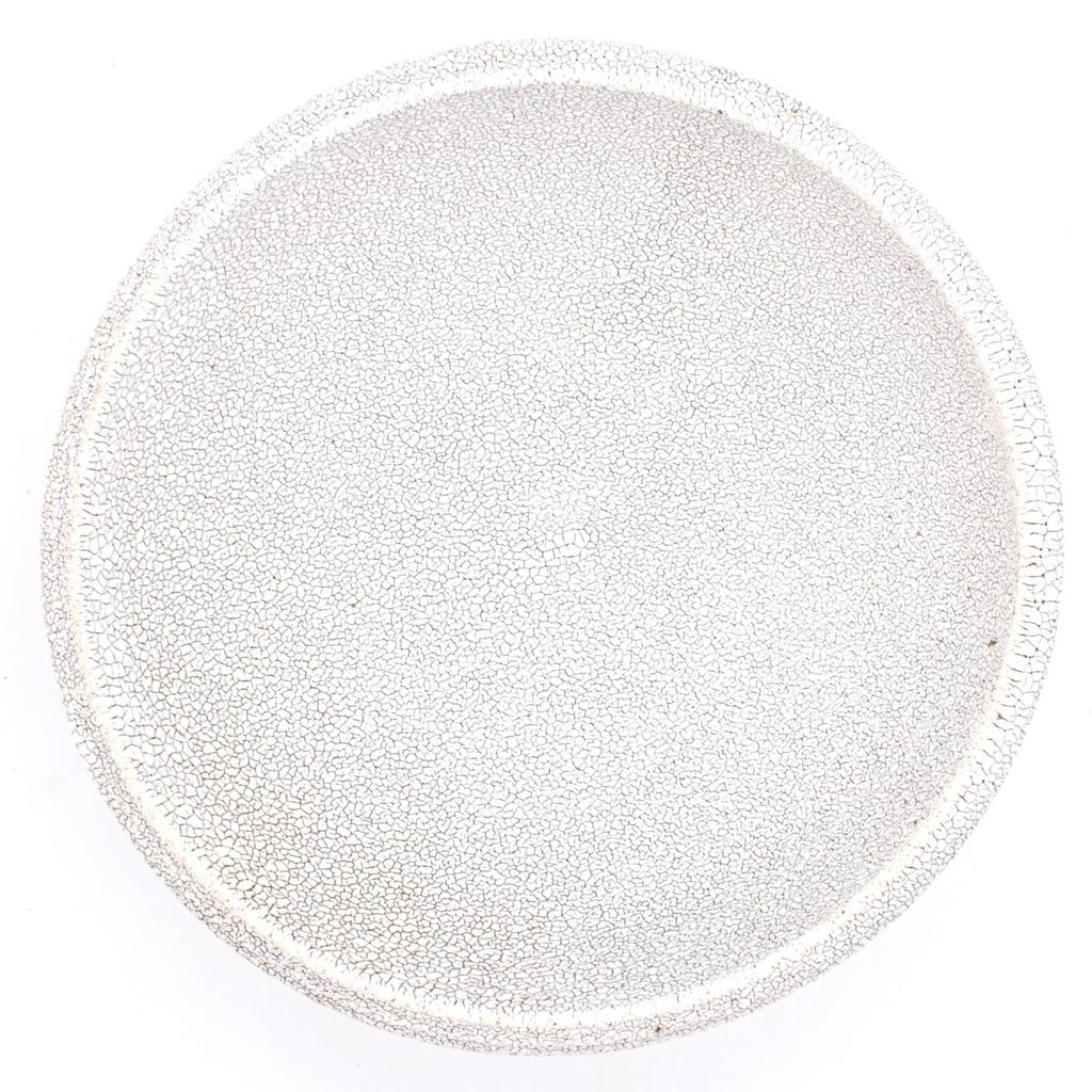 Utsuwa Roan Mino Ware "Hashiba Hyoe" Bowl, 5.5 Sun (approx. 17cm) Diameter, Kairagi (Kairagi) Rim, White Matte, Made In Japan, 044-0105