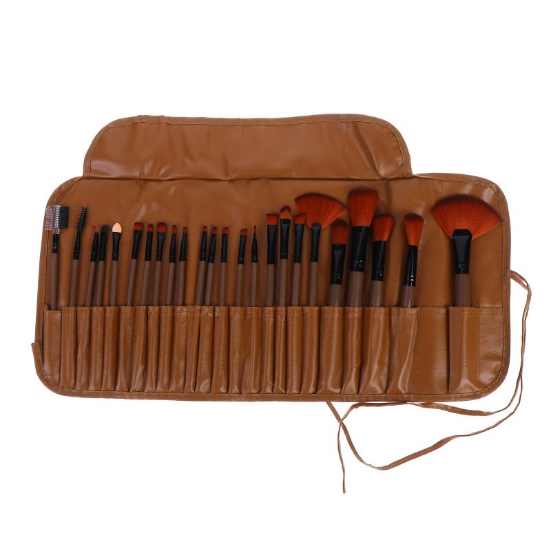 24Pcs Makeup Brush Sets Professional Cosmetics Brushes Eyebrow Powder Foundation Shadows Pinceaux Make Up Tools With Storage Bag