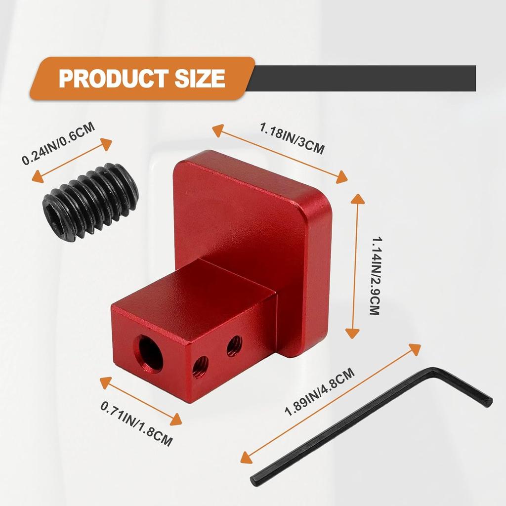 Hood Latch Release Handle Cable Aluminum Alloy Repair Kit, Compatible With Honda Civic 1996-2011, Honda CR-V 1997-2006, Honda Element 2003-2011, Red