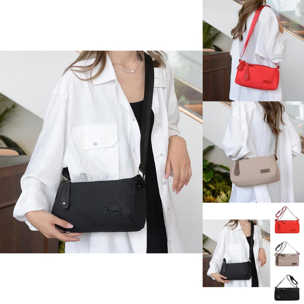 Elegant Nylon Crossbody Bag For Women 2024 Fashion Trendy Shoulder Bag With Zipper