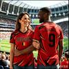 2026 Maglietta da Calcio Estiva Belgio Top Maglia da Calcio T-shirt Abbinamento Familiare Traspirante Uomo Donna Maniche Corte Top