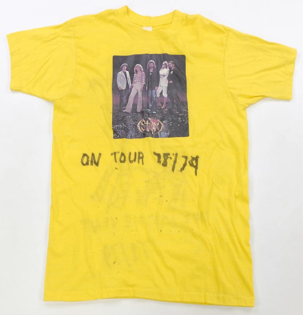 Rare Vintage Styx On Tour The Grand Tour Main Event 1978-1979 T Shirt 70s Yellow