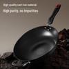 Cooker King Deluxe Uncoated Cast Iron Wok