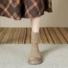 Small Size 32-40 Martin Boots for Women Short Boots for Women Suede Boots for Women Autumn and Winter Style Slim Long Socks Boots