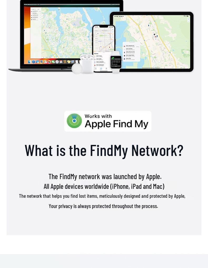 Universal AirTag Pet Tracker for Apple Find My System