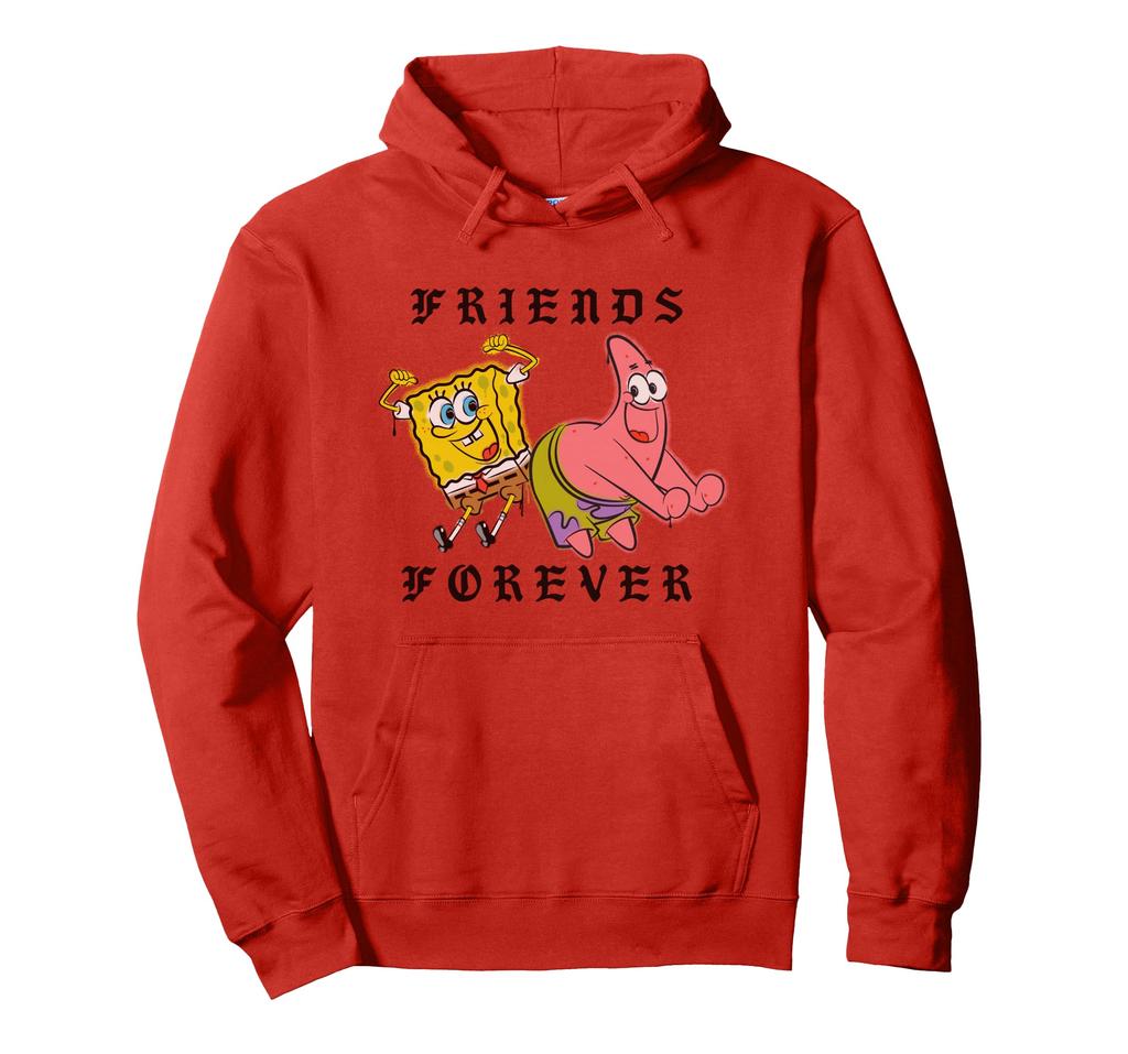 SpongeBob SquarePants Friends Forever Cute Duo Hoodie