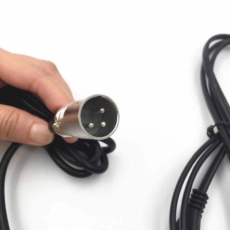 54.6V3A Charger 54.6V 3A Electric Bike Lithium Battery Charger for 48V Li-ion Lithium Battery Pack  XLR Plug  54.6V3A Charger