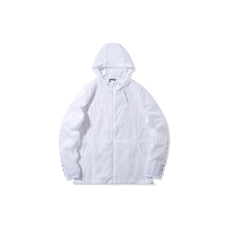 Куртки Li Ning Мужские Белые С капюшоном Тонкие Другие AFDQ207-1 XXL