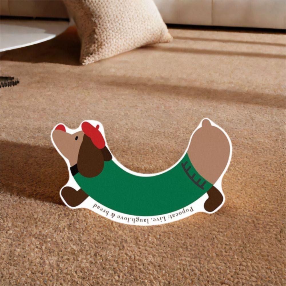 Polyester Water Absorption Floor Mat Quick Dry Shower Rug Toilet Mats Bathroom Rug  Kitchen