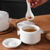 Ruhan Ceramic Double Lid Stew Pot