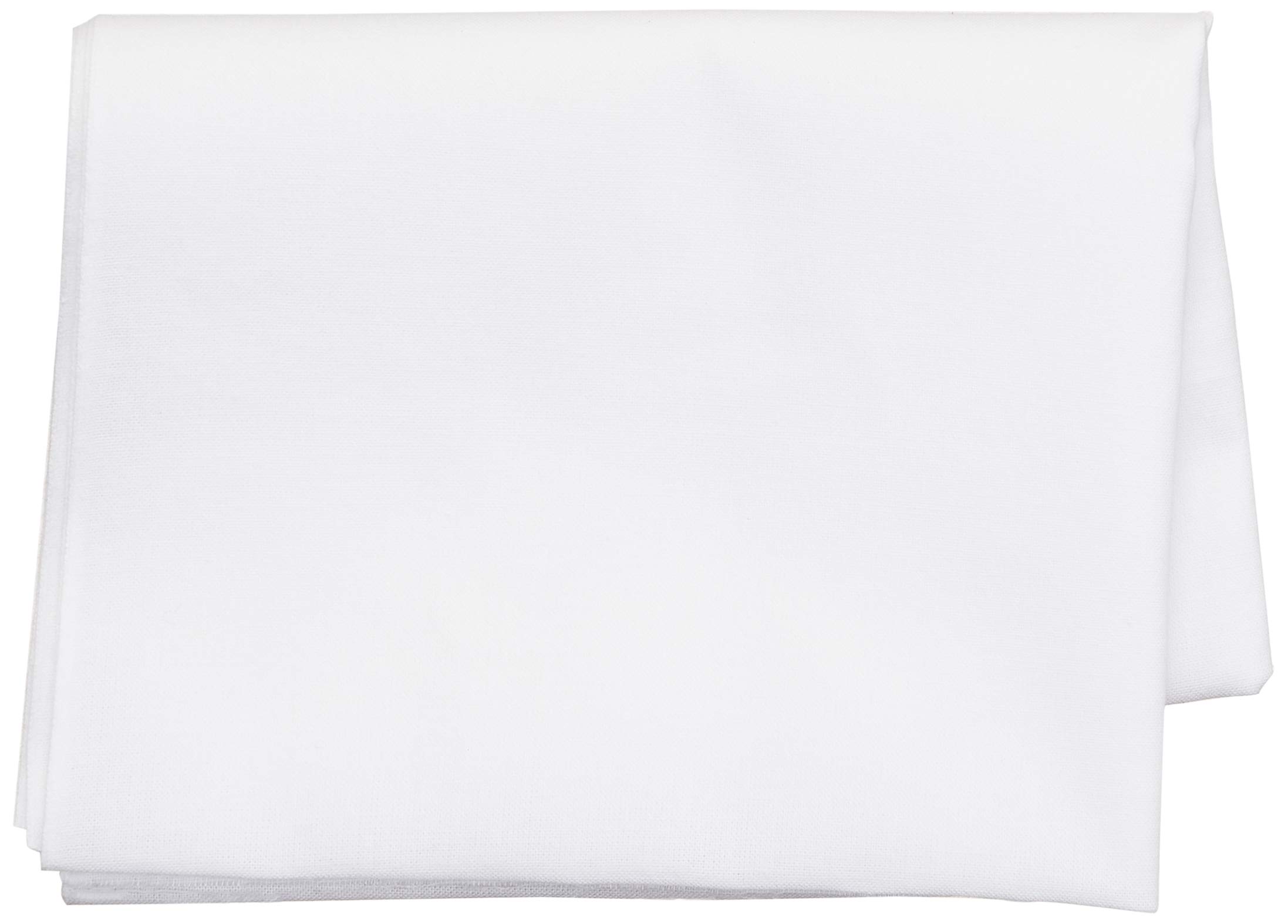 Ishimizu Japanese Tenugui plain 34 x 100 cm (hand towel), white, 00098, белый