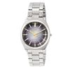 Japanese Water Free Metal Watch, Movement, Analog, Resistant, Adjustment, Band, Men's/Gentlemen's, Silver/Black, QB78-202/3591