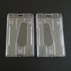 Credit Card Holder Vertical Design Vertical Hard Plastic Transparent Double-sided Use Cutting Sleeve Cutting Ferrule Card Sets