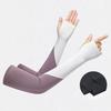 Two Fingers with Exposed Half Finger Ice Sleeves Thin Anti-UV Arm Sleeves  Cycling