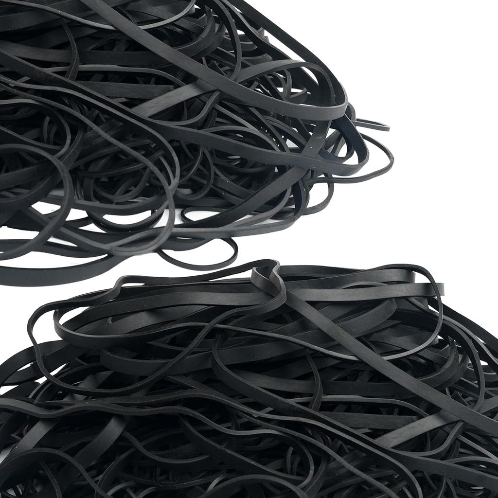 HAIDIBAO-Rubber Bands Assorted Sizes 0.5lbs large rubber bands heavy duty Elastic Bands 4 sizes black rubber band for Office supplies