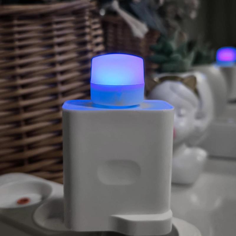 אור לילה LED צבעוני יצירתי, מנורת לילה ניידת USB, אידיאלי למסדרונות ולמדרגות