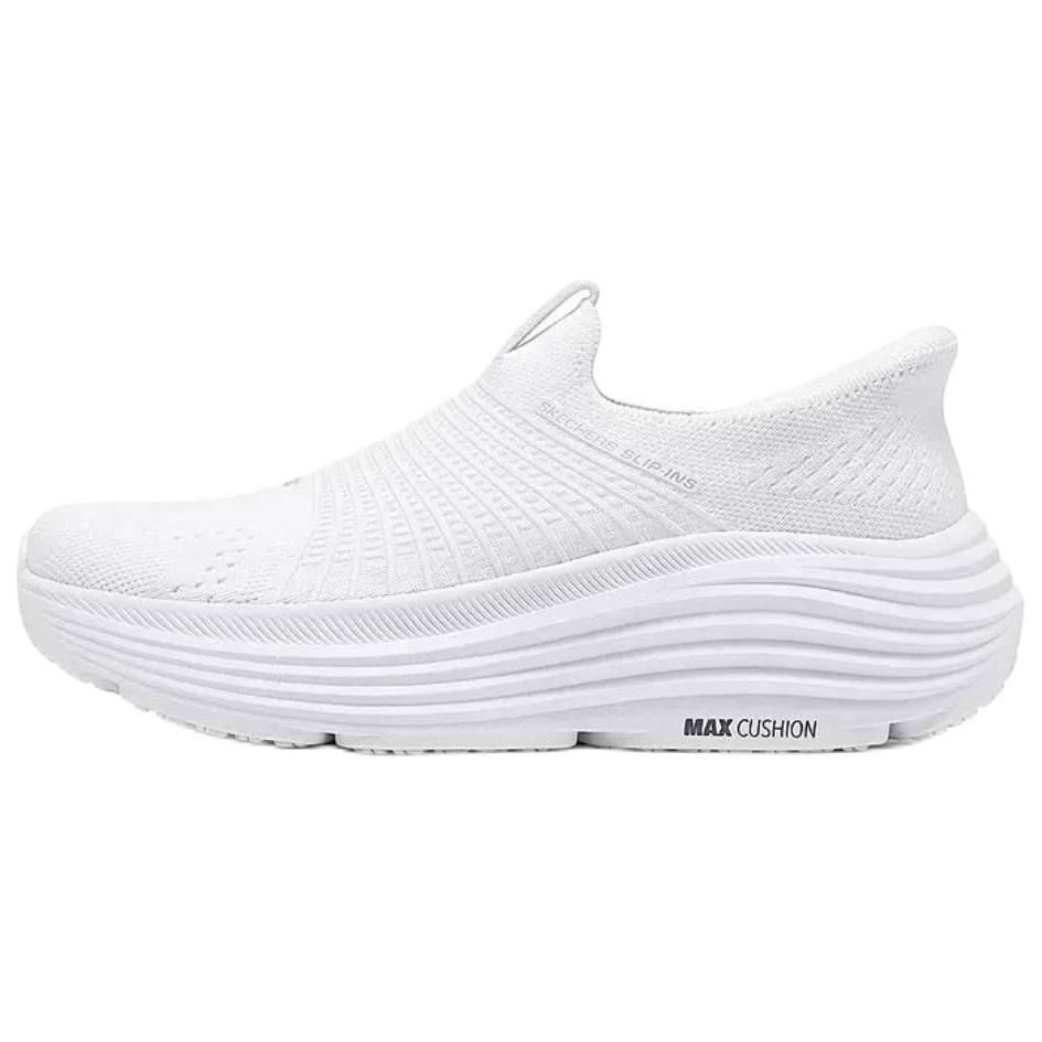 Skechers Womens Go Slip-On Shoes Comfortable Cushioning Sports Casual Shoes Women sneakers White 129475-WSL 35.5