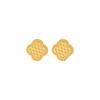 Lucky Grass Minimalist Stud Earrings Cold Men'S And Women'S Earrings Personality Temperament Banquet Earrings