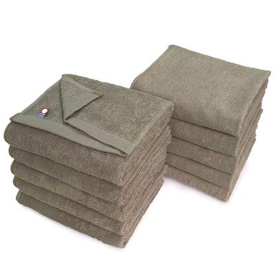 Beauty Imabari Towel Commercial Face Towel Set of 10 Murakami Towel M Color 34x86cm For Beauty Salons 100 Colors Lightweight and Thin (No.39 Sand)