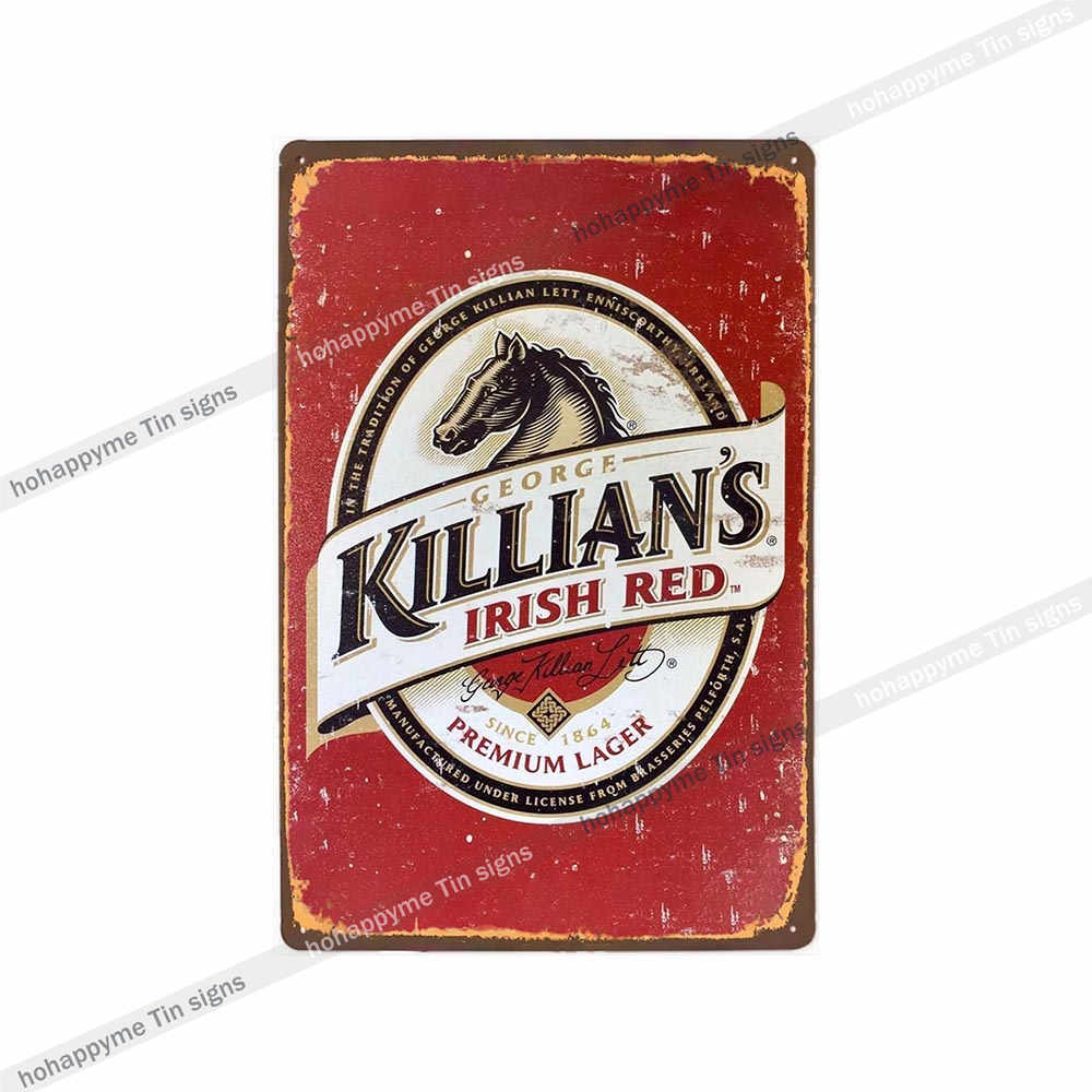 Beer Metal Poster Signs Alcohol Vintage Decoration Plates For Wall Bar Pub Club  Kitchen Bedroom Retro Plaque Home Decor 20x30cm