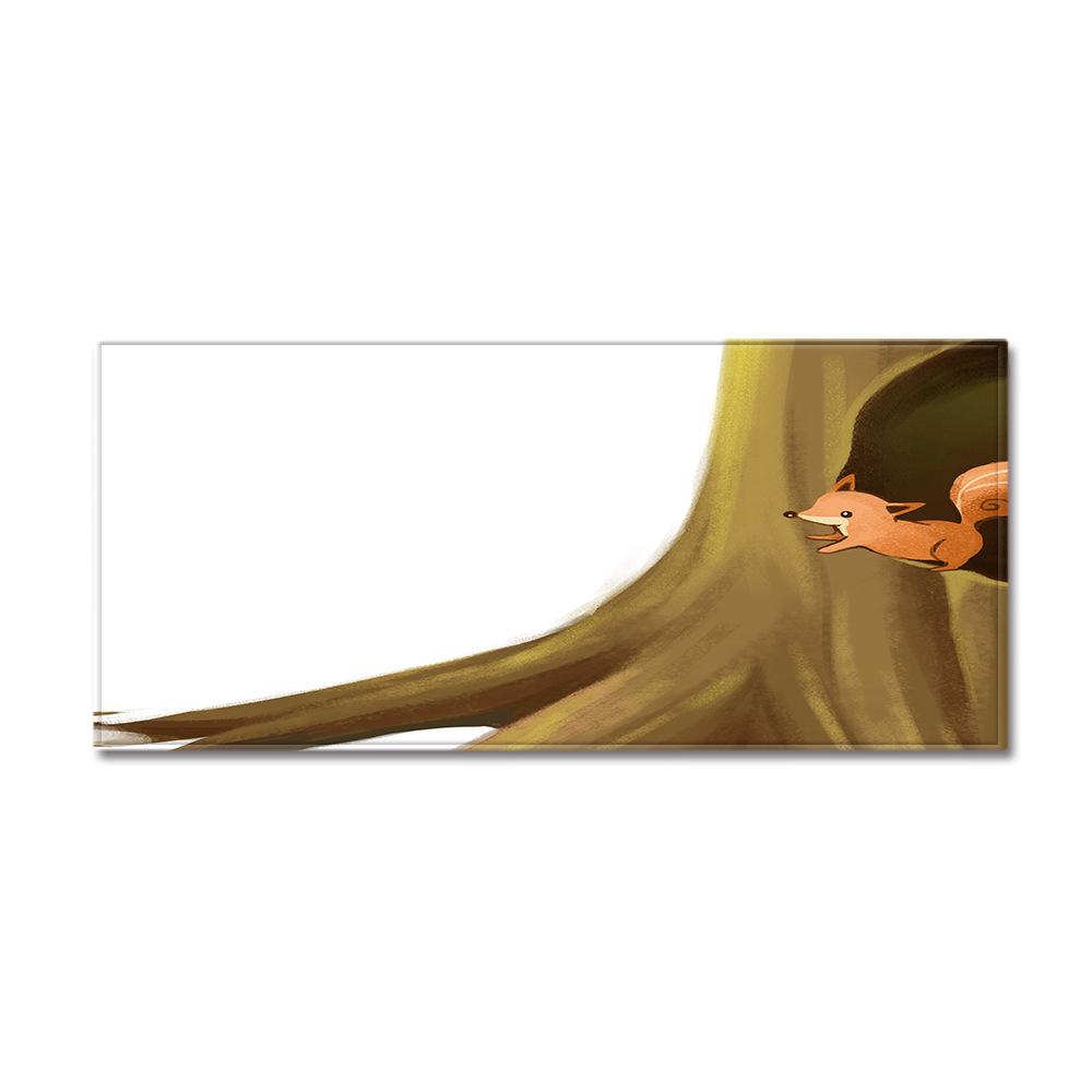 3D Digital Printing Tree Hole Entrance Door Mat Kitchen Long Floor Mat Bathroom Absorbent Non-Slip Mat Living Room Carpet