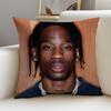 HipHop TTravis ScottS Cushion Cover Breathable and skinfriendly linen pillowcase square removable and washable cushion