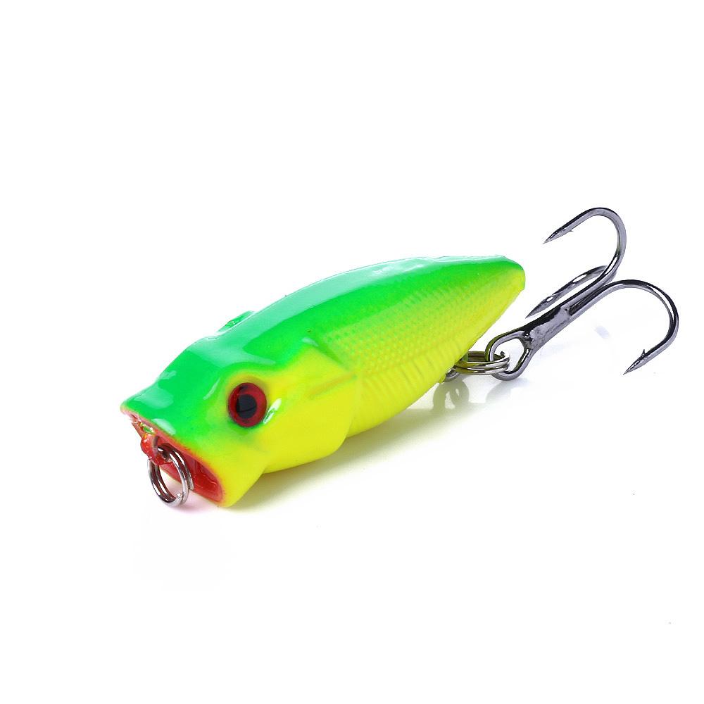 

1шт Hengjia Mini Topwater Popper Рыболовная приманка 3,5 см 2,7 г Жесткая пластиковая рыболовная приманка