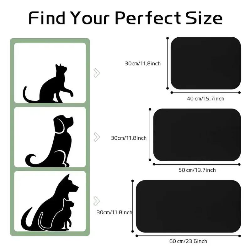 Evcil Hayvan Besleme Matı Emici Köpek Kedi Mama ve Su Matı Kolay Temizlenir Evcil Hayvan Amerikan Servisi Hızlı Kuruyan Köpek Matı Dağınık İçiciler İçin