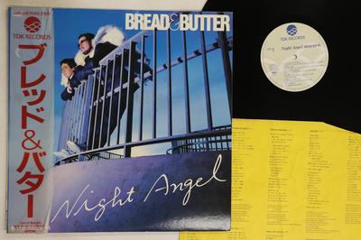 LP Record BREAD & BUTTER - Night Angel T28A1002 TDK 1982 Japan Obi Japanese Pop/Rock Used