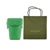 Longchamp Épure Gold Metal Hardware Flap Closure Leather Shoulder Crossbody Phone Bag Women Bags Green 34193HYZ129