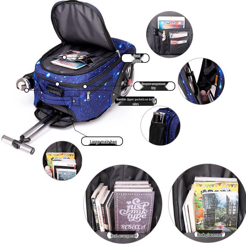 Youtuozhe Business Travel Rolling Backpack