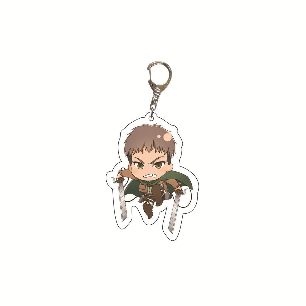Attack on Titan Key Ring Acrylic Key Ring Custom Logo Print Creative Backpack Accessory Stock Available High Quality