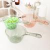 Water Dipper Fruit Vegetable Cleaning Long House Ladle for Garden , Pink
