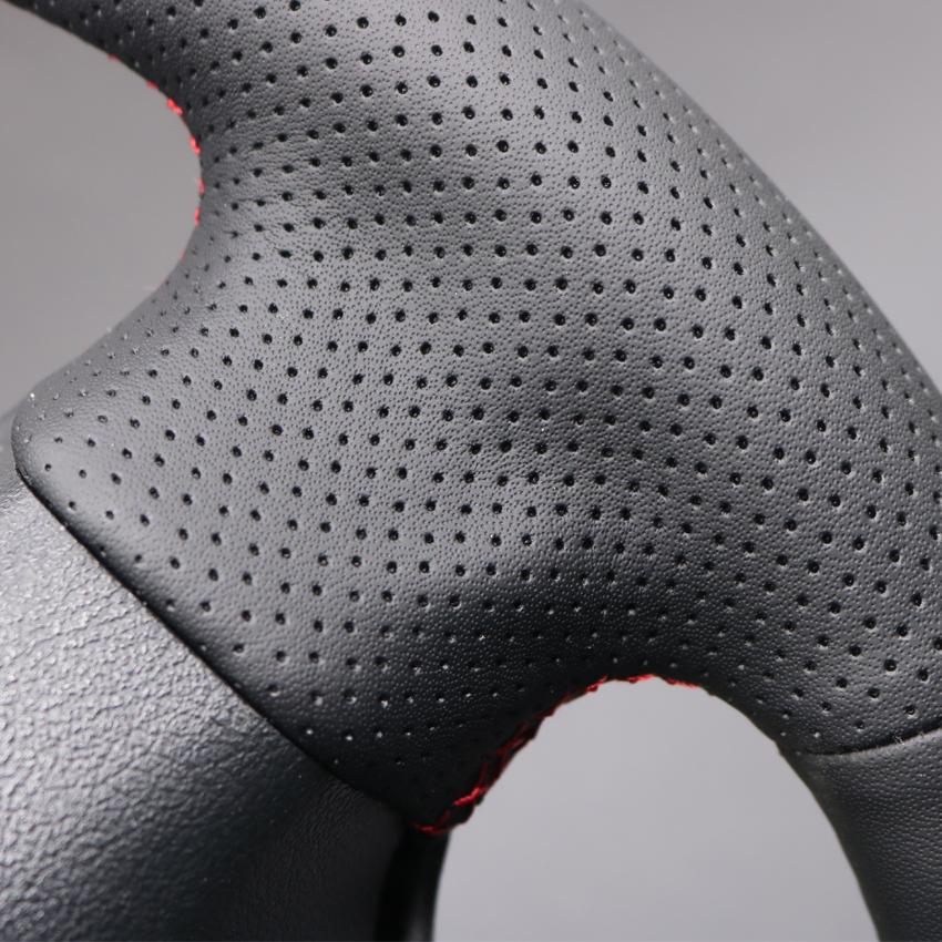 Черный искусственный кожаный красный маркер для ручного шитья автомобиля — фото 7