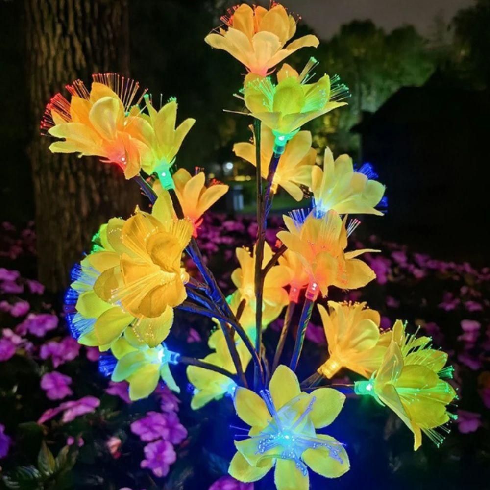 Solar Lade Kamelie Simulation Pflanze Licht Simulation Pflanze Design LED Lichtquelle LED Außen Landschaftslicht